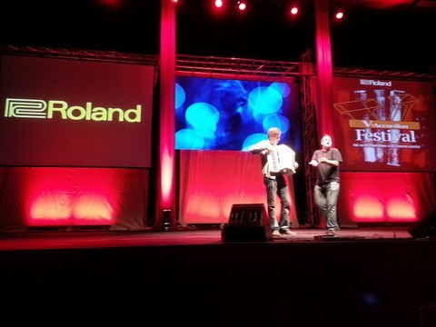 evento Roland Roma, ledwall e proiezioni