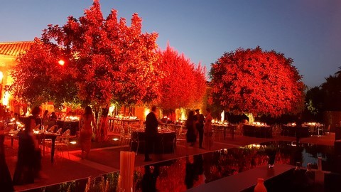 illuminazione giardino wedding lighting